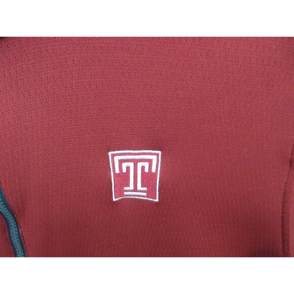Under Armour TEMPLE UNIVERSITY OWLS Men's XL Tall Full Zip Loose Track Jacket - Picture 4 of 16